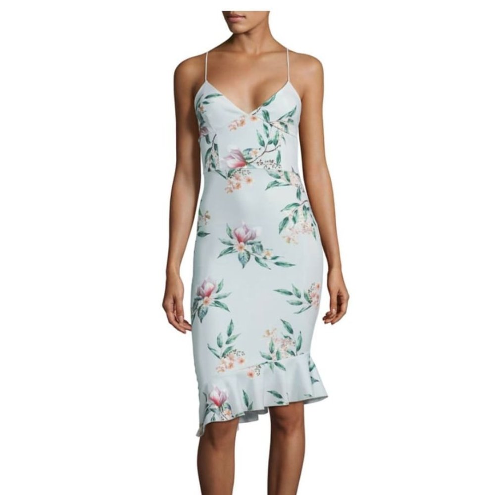 MISSGUIDED Floral Dress